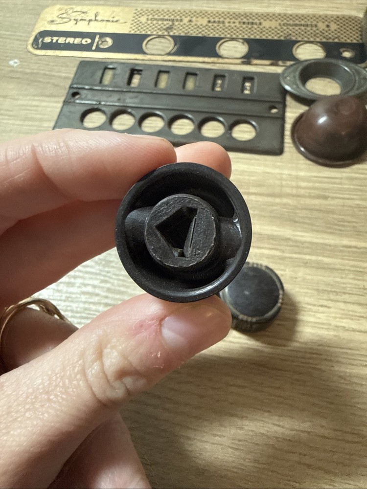 Metal Stereophonic Face Plate With Stereo Knobs J3