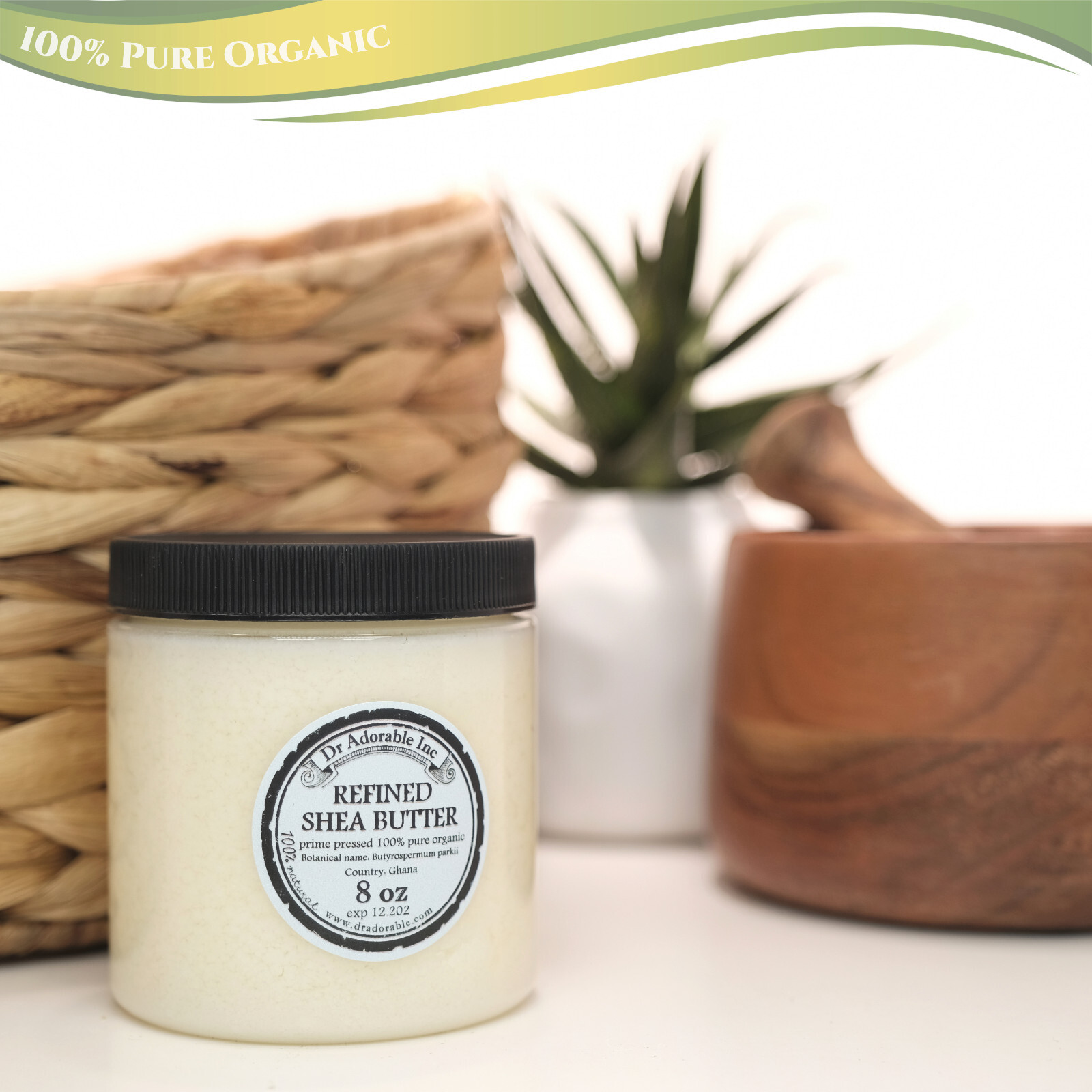 Premium Shea Butter Refined 100 % Pure Organic Natural Grade A You Pick Size