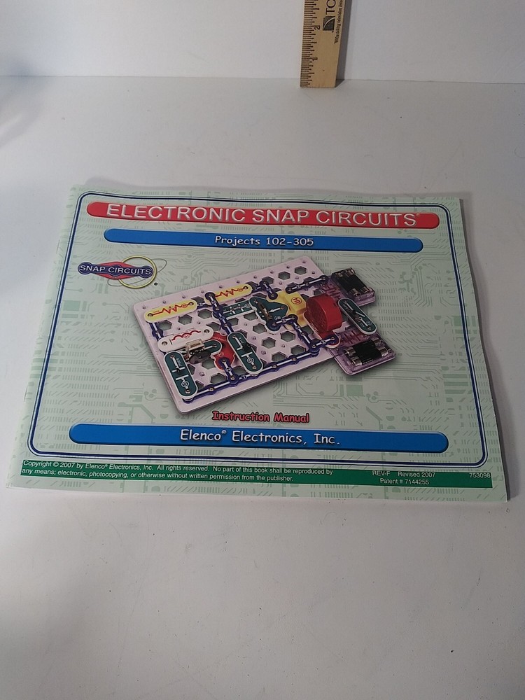 Electronic Snap Circuits  Projects 102-305 Instruction Manual 2007
