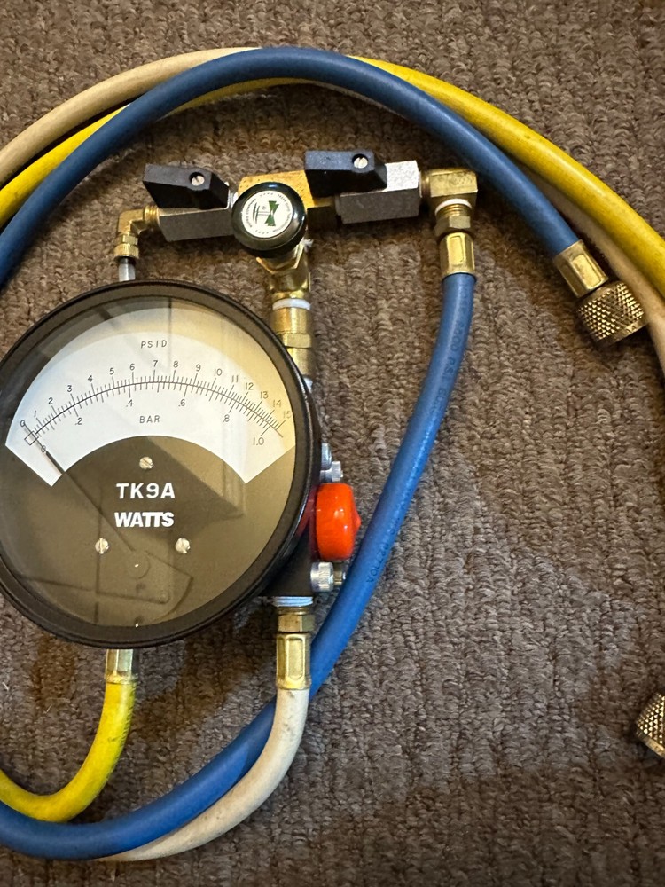 Watts Regulator TK-9A Backflow Preventer Test Kit Preowned TK9A