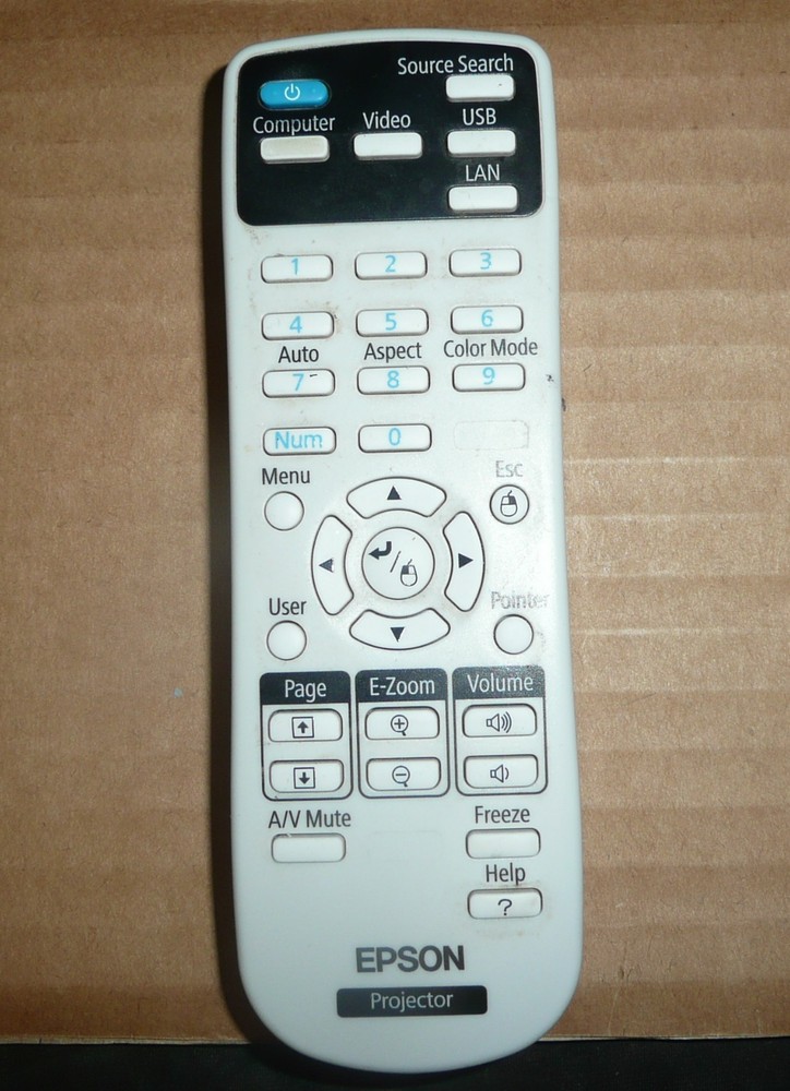 Genuine Epson 159917600 Projector Replacement Remote Control Seiko