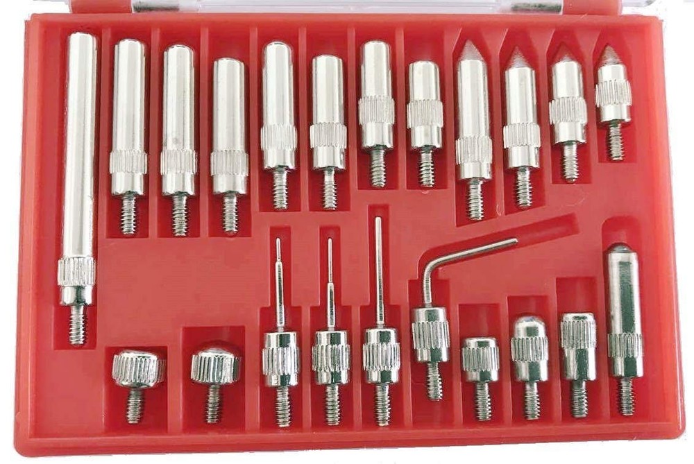 22 Piece Dial Electronic Indicator Point Set Inch Thread 4-48 Measurement Tool