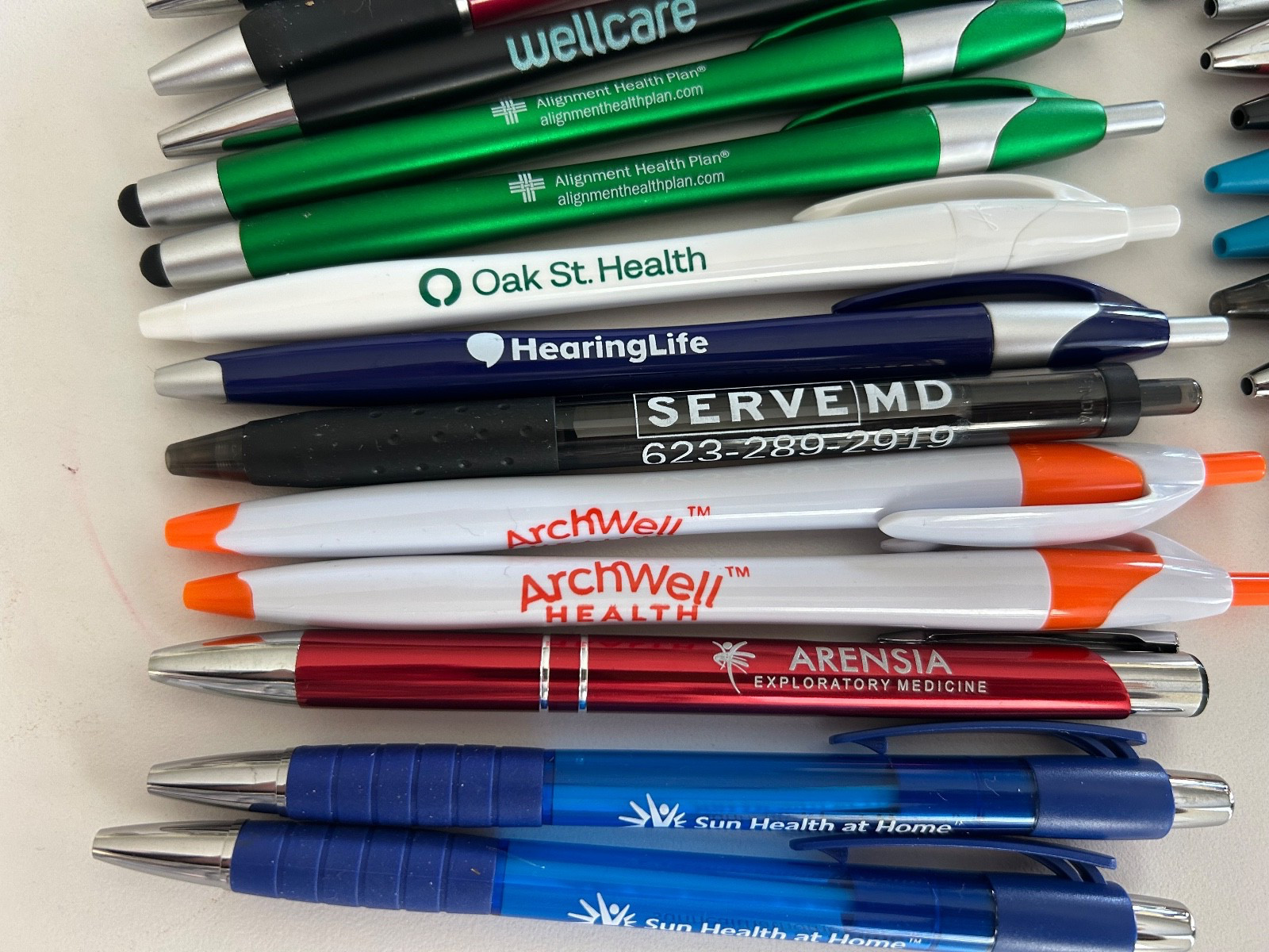 29 Lot Promo PENS Healthcare Medical Services, Aging, AARP United Health, Humana