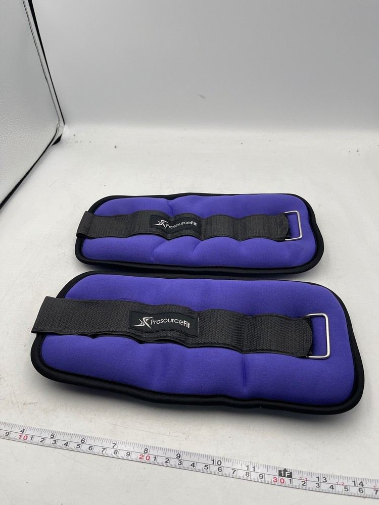 ProsourceFit Ankle Wrist Weights Pair 2.5lb/ea Neoprene Adjustable Straps