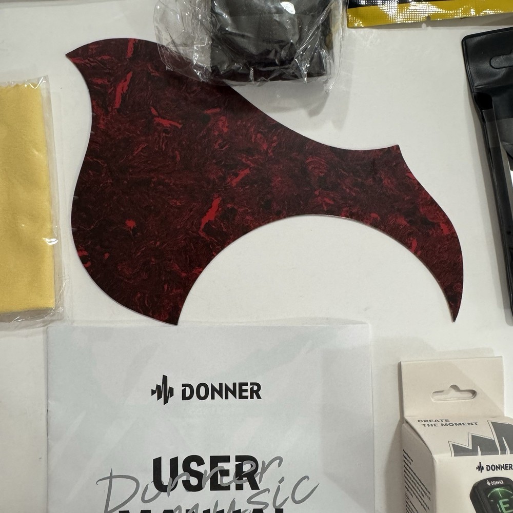 Donner Guitar Accessories Tuner, Strings, Strap, Capo New E46