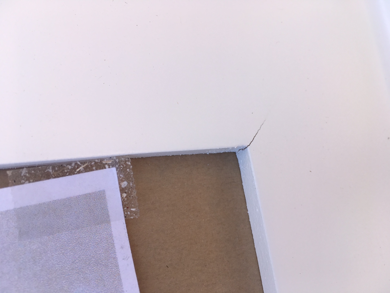 recessed medicine cabinet w/ picture frame door, no mirror, white interior 14x18