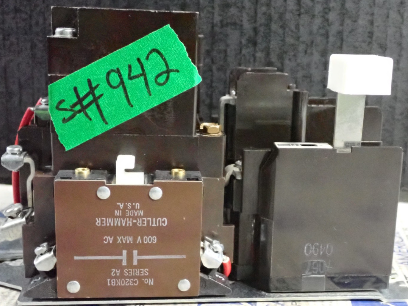 Cutler Hammer A10BN0 Size 0 Starter 5HP 460 3 Phase 18 Amp 120V Coil TESTED S942