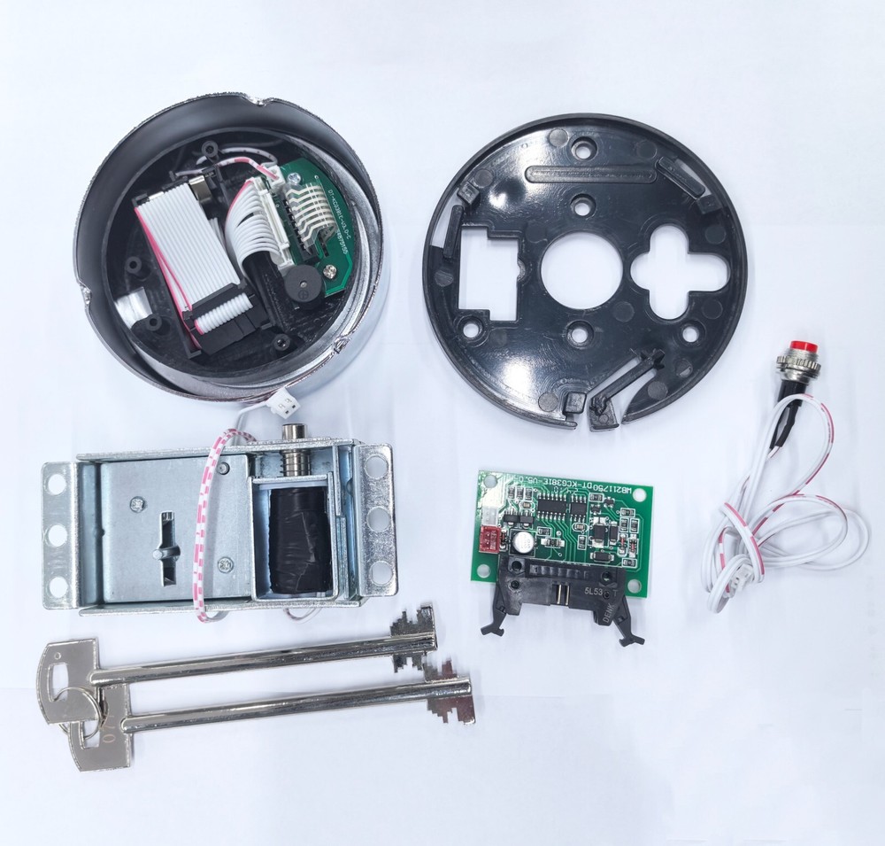 Gun Safe Lock Replacement Electronic Safe Lock Solenoid Lock & 2 Master Key