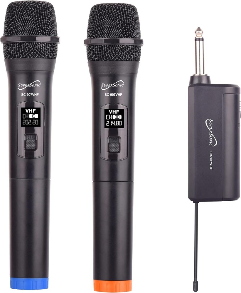 Supersonic SC-907VHF VHF Dual Fix Channel Wireless with Microphone