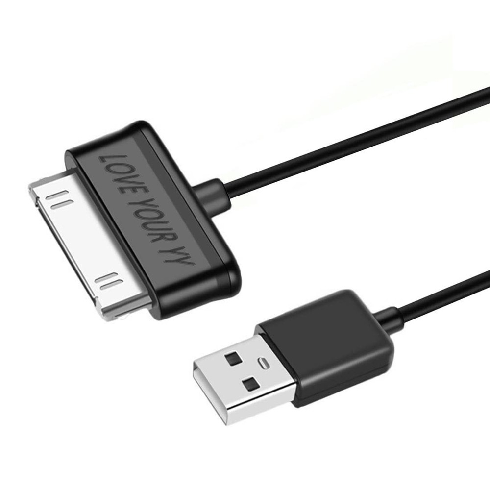 Charging Sync Data Charger Cable Cord-30-Pin Compatible for Old 3.3 FT, black