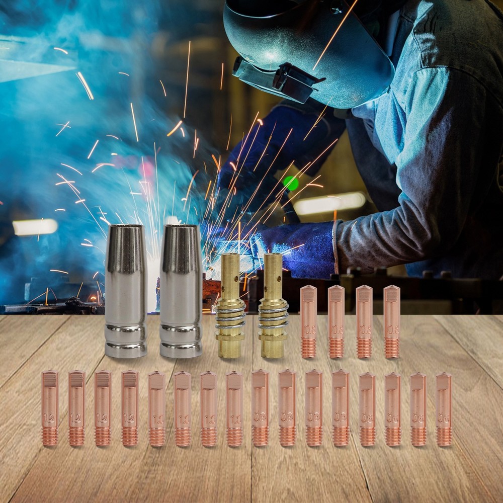 Complete For Welding Accessory Kit 24PCS for Handheld For 15AK Torches