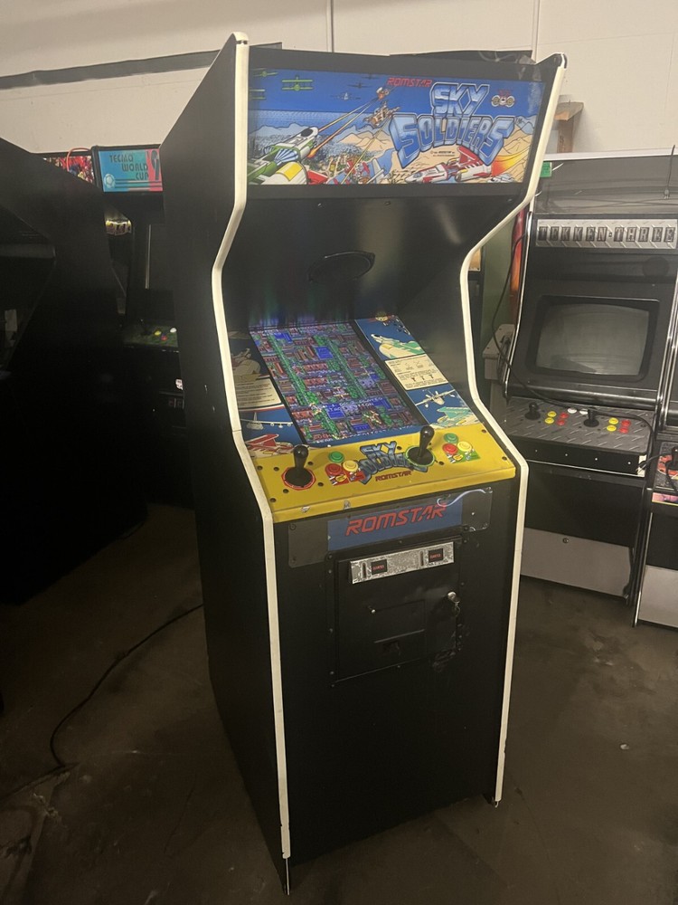 SKY SOLDIERS ARCADE MACHINE by SNK 1988 (Excellent Condition)