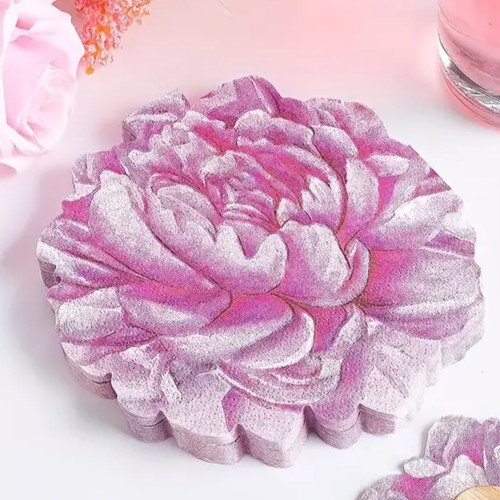 1 Peony Napkin For Decoupagr