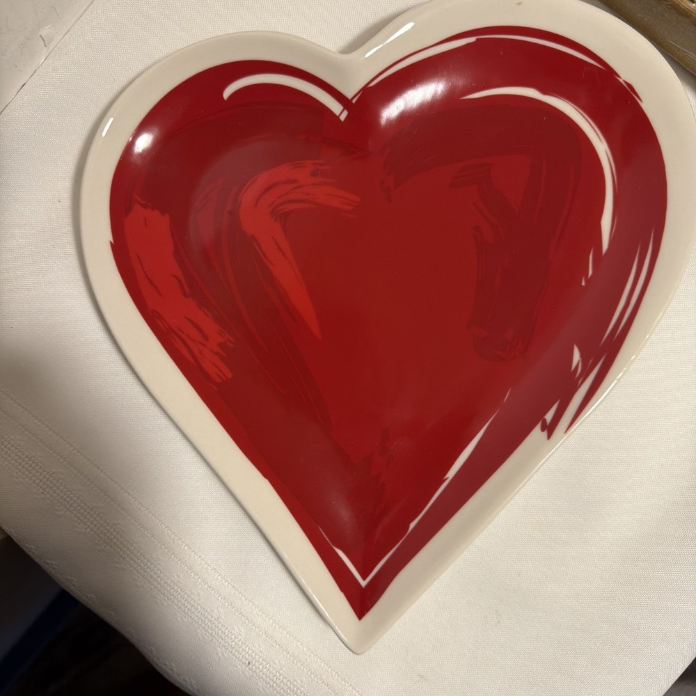 Longaberger Heart Plate 9”