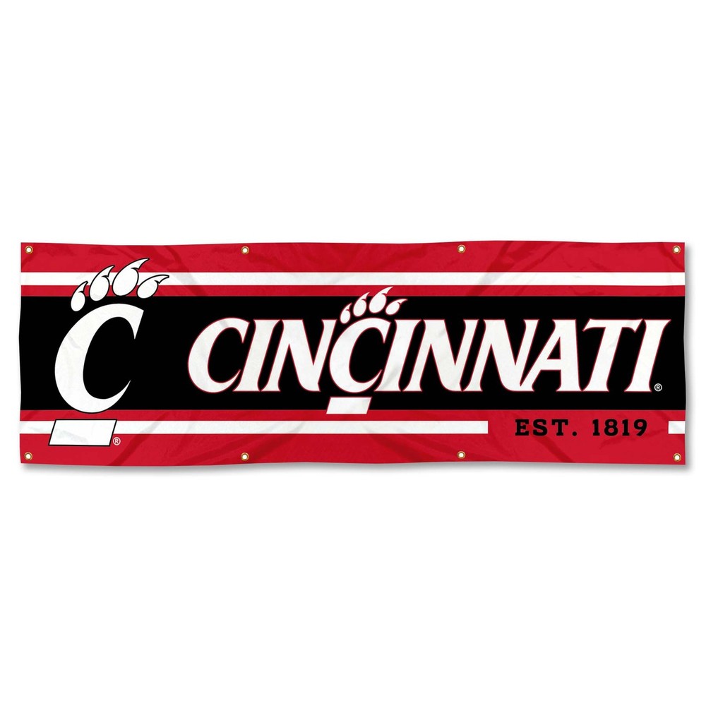 Cincinnati Bearcats Large 6 Foot Banner