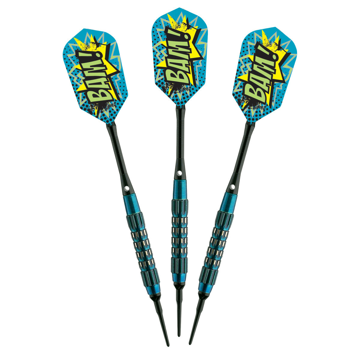 Viper Comix Soft Tip Darts - Dartboard Game Accessory - Blue - 18 Grams