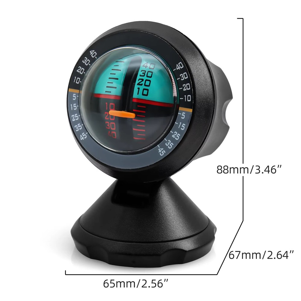 AD Slope Meter Angle Slope Car Inclinometer Indicator Gradient Balancer Tool