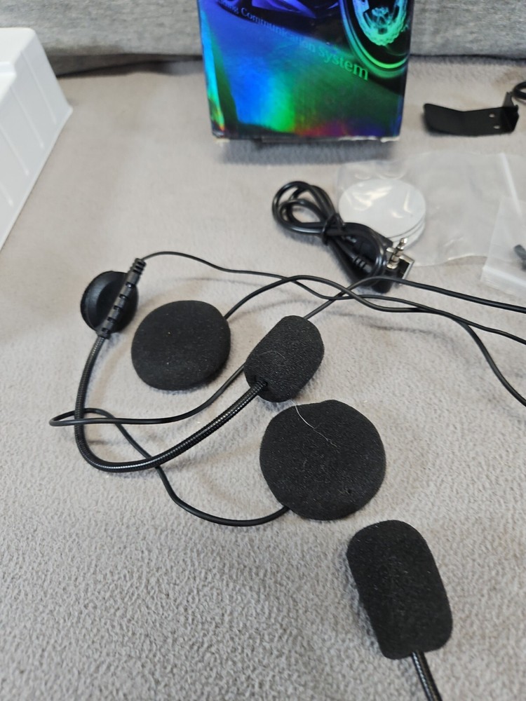 Motorcycle Intercom Microphones And Mounting Plates Only (A2)