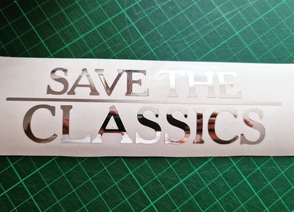 2x save the classics sticker decal tuning vintage classics styling %