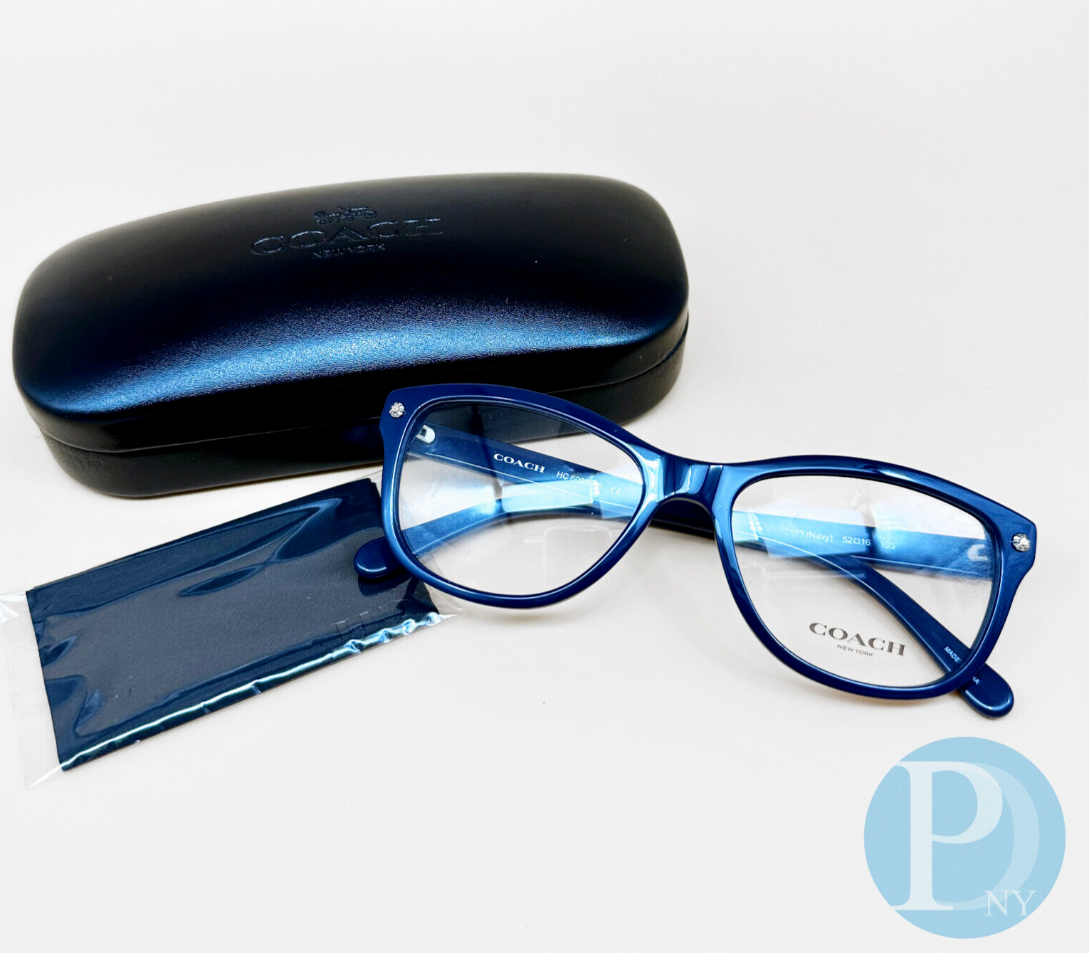 COACH HC 6095 / 5422 - Woman's Eyeglasses 52-16-135mm NAVY BLUE 100% Original