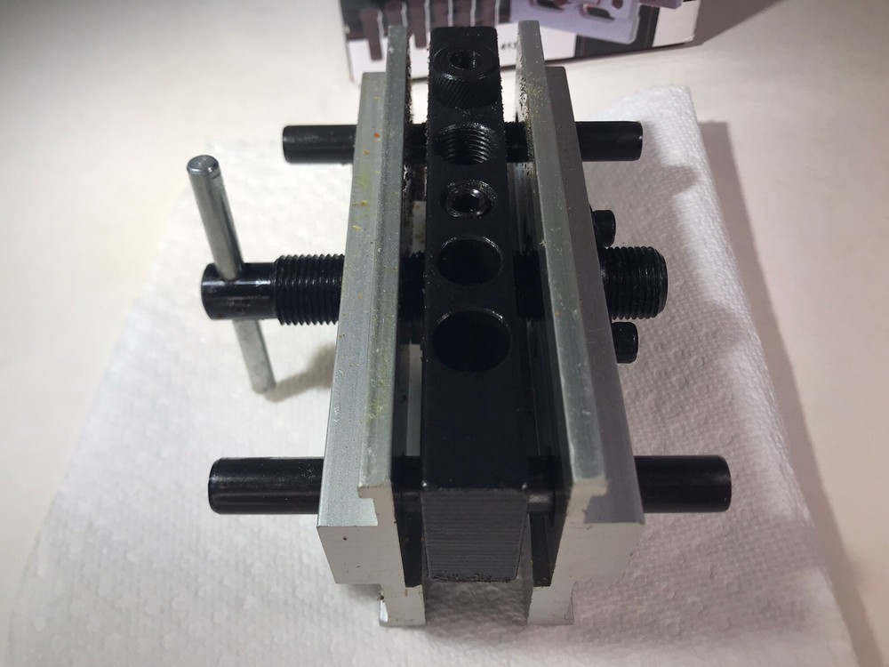 Self Centering Doweling Jig ~ 41345 ~ Precise Drilling Guide ~ Dowel Clamp Tool