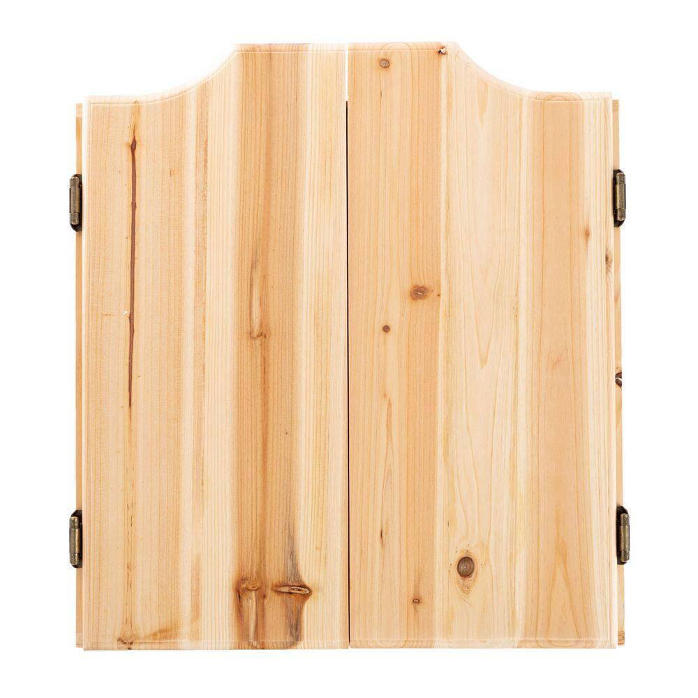 Dart Board Cabinet Set, Pine