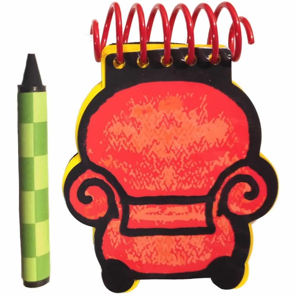Handcrafted JOE Handy Dandy Notebook And Crayon