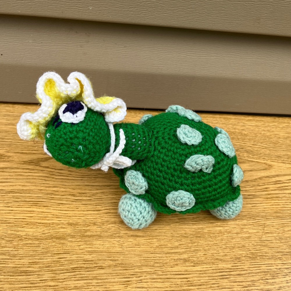 Crochet Turtle Couple Green