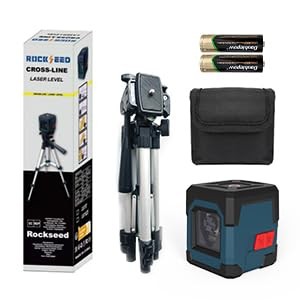 Laser Level, RockSeed Cross Line with Self-Leveling, Vertical and...