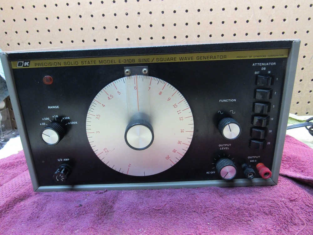 Vintage B&K Precision Sine Square Wave Generator Model E-310B