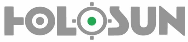 HOLOSUN GREEN DOT Gun Safe Decal / Window Decal / Toolbox Sticker