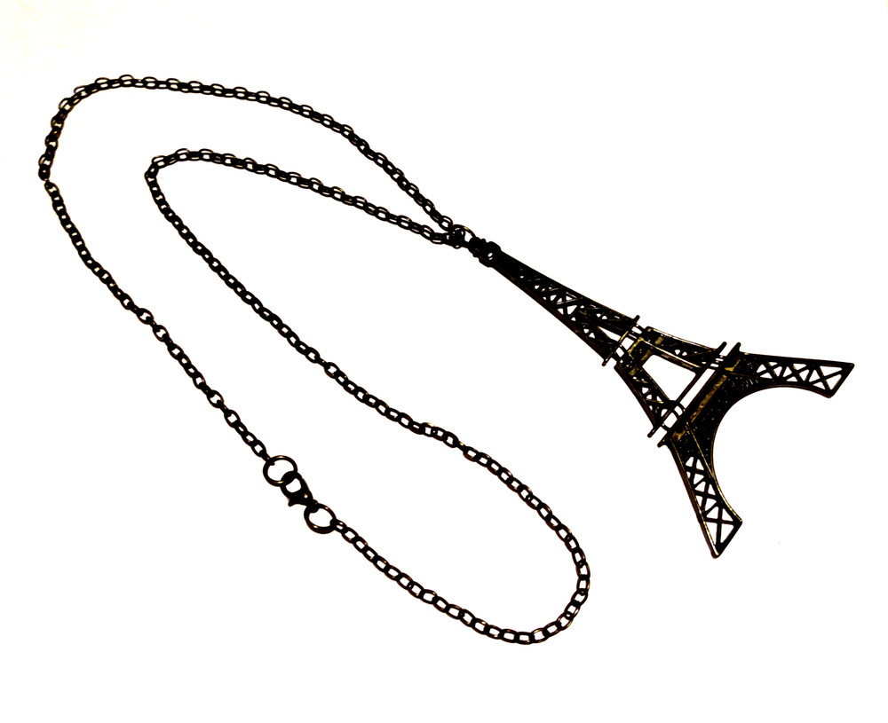 Haunted Ghost Necklace, The Ghost Of The Eifel Tower!
