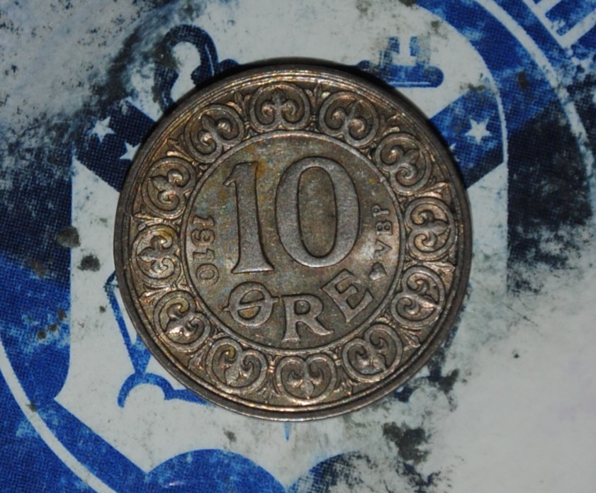 UNC Denmark 10 ore 1910 {{{D210