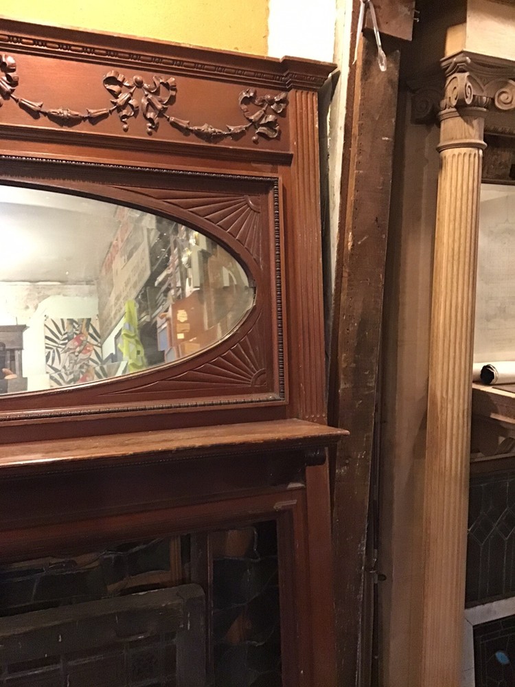 fireplace mantle