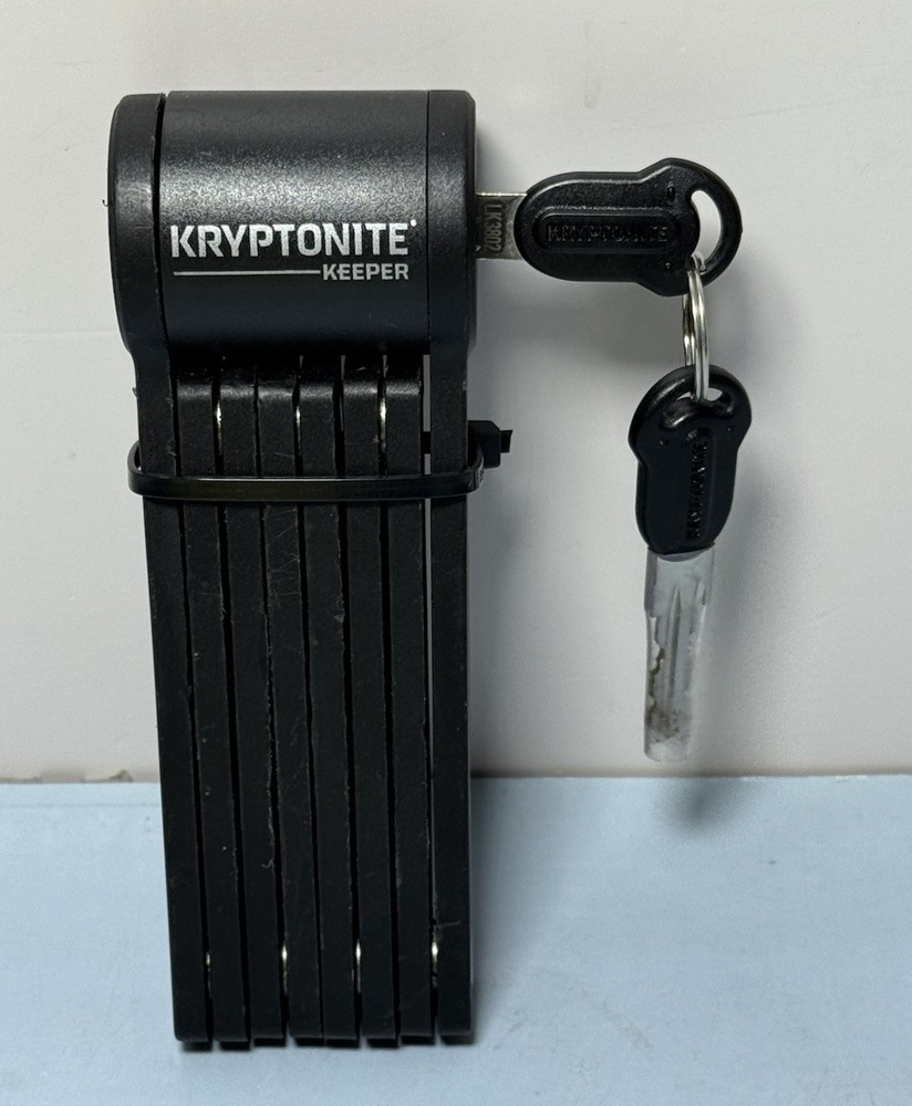 Kryptonite Keeper Mini Folding Bike Lock with 2 Keys