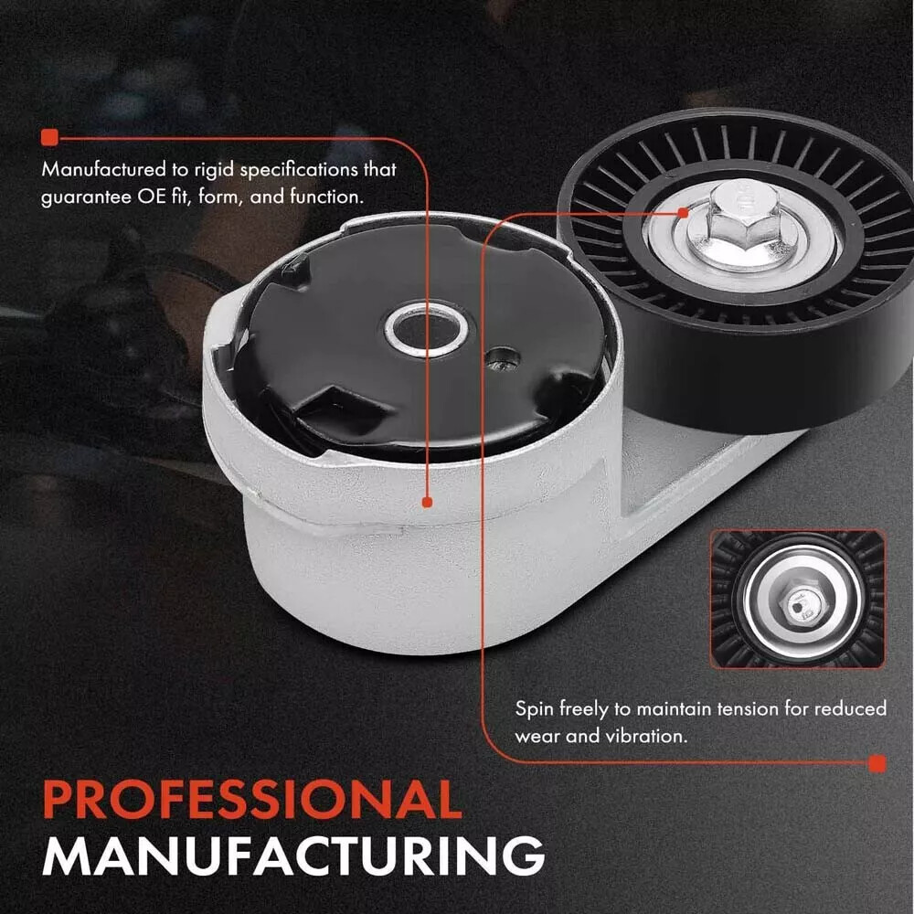 90K-39282D Drive Serpentine Belt Tensioner Idler Pulley Kit For Chrysler Dodge