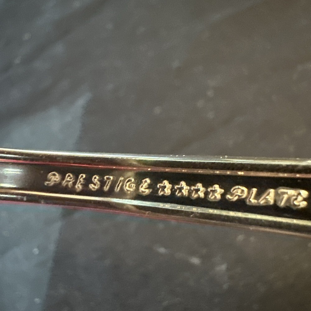 Prestige Silverplate Flatware 2 Serving spoons 1940’s Bordeaux