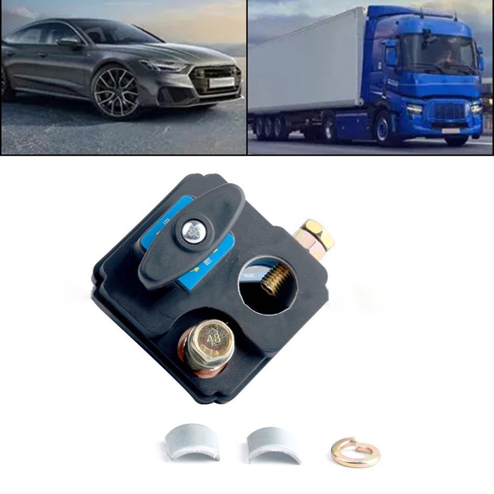 Compact Battery Disconnect Switch 12V 24V Suitable for Multiple Vehicles
