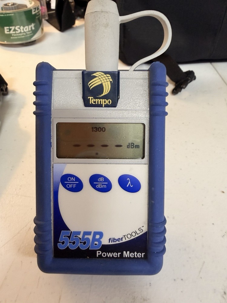 TEMPO 555B Fiber Tools Optic Power Meter, Used