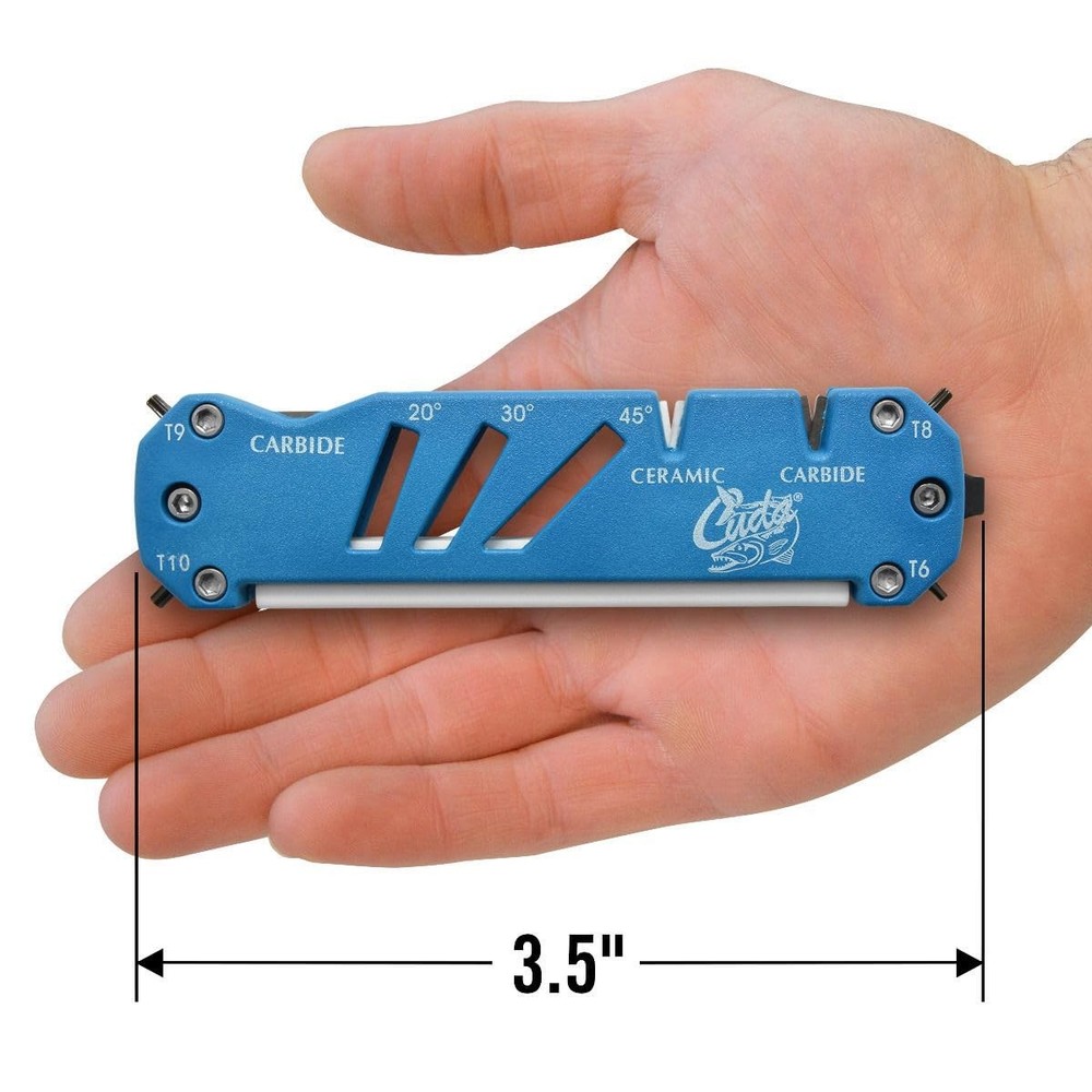 Cuda Knife, Shear, Hook Sharpener - Carbide/Ceramic Multi-Tool W/ Drivers