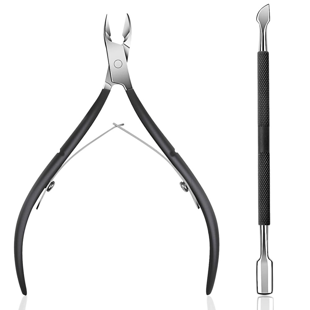 Ejiubas Cuticle Trimmer with Pusher Nipper &