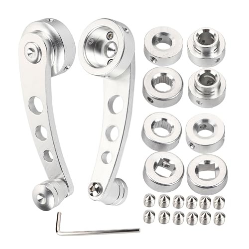 Window Handle Mounting Kit, Pack of 2 Alloy Car Window Handle Riser Winder