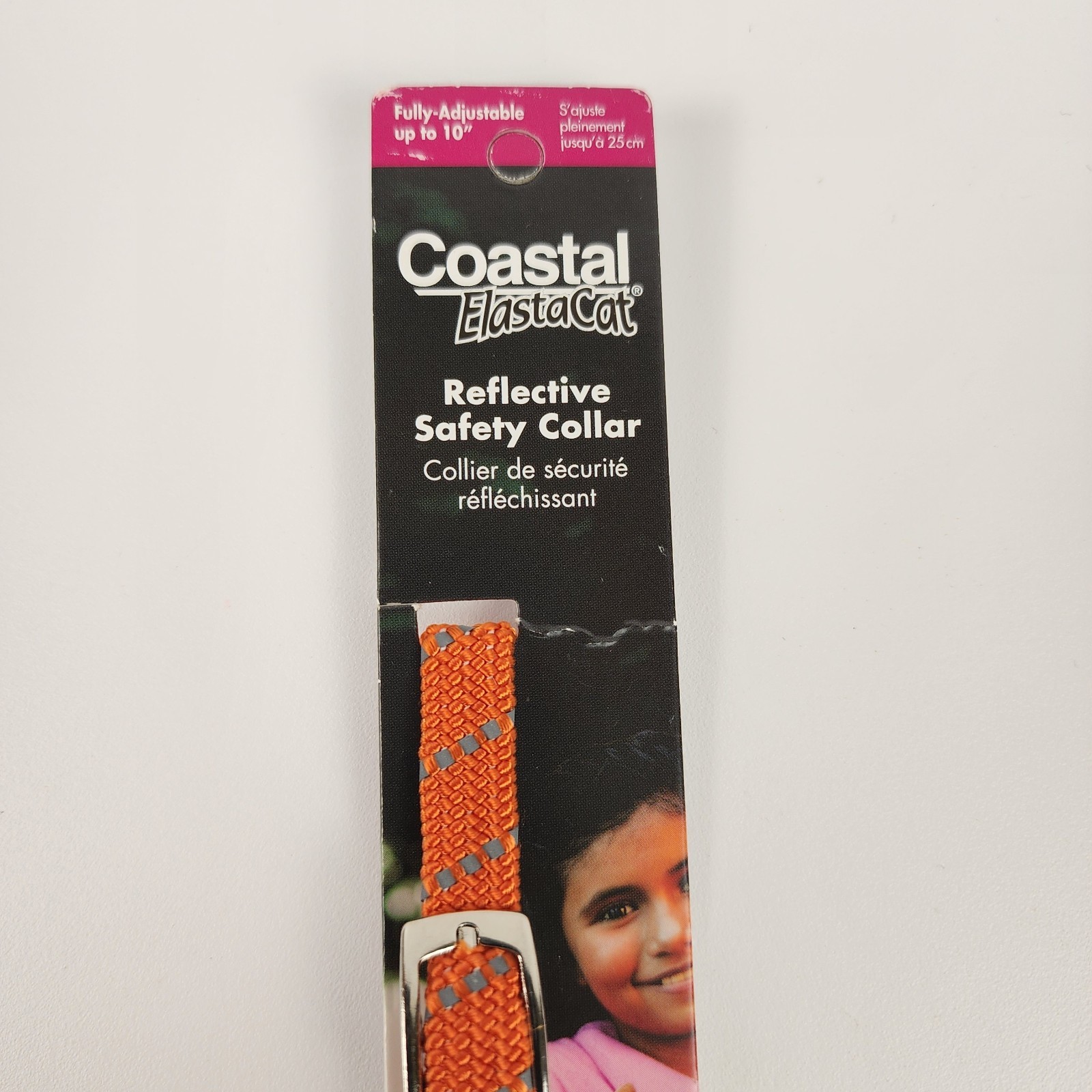 Coastal ElastaCat Reflective Cat Collar Safety Stretch Adjustable 10"