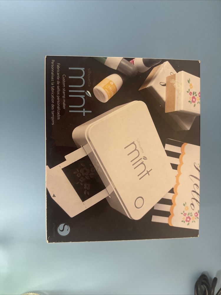 Silhouette Mint Custom Stamp Maker Kit Ink Bundle