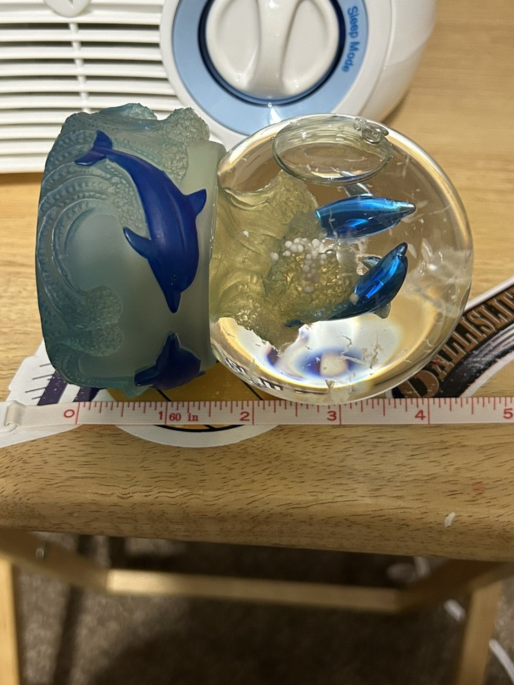 Dolphin Snow Globe - Vintage 2003