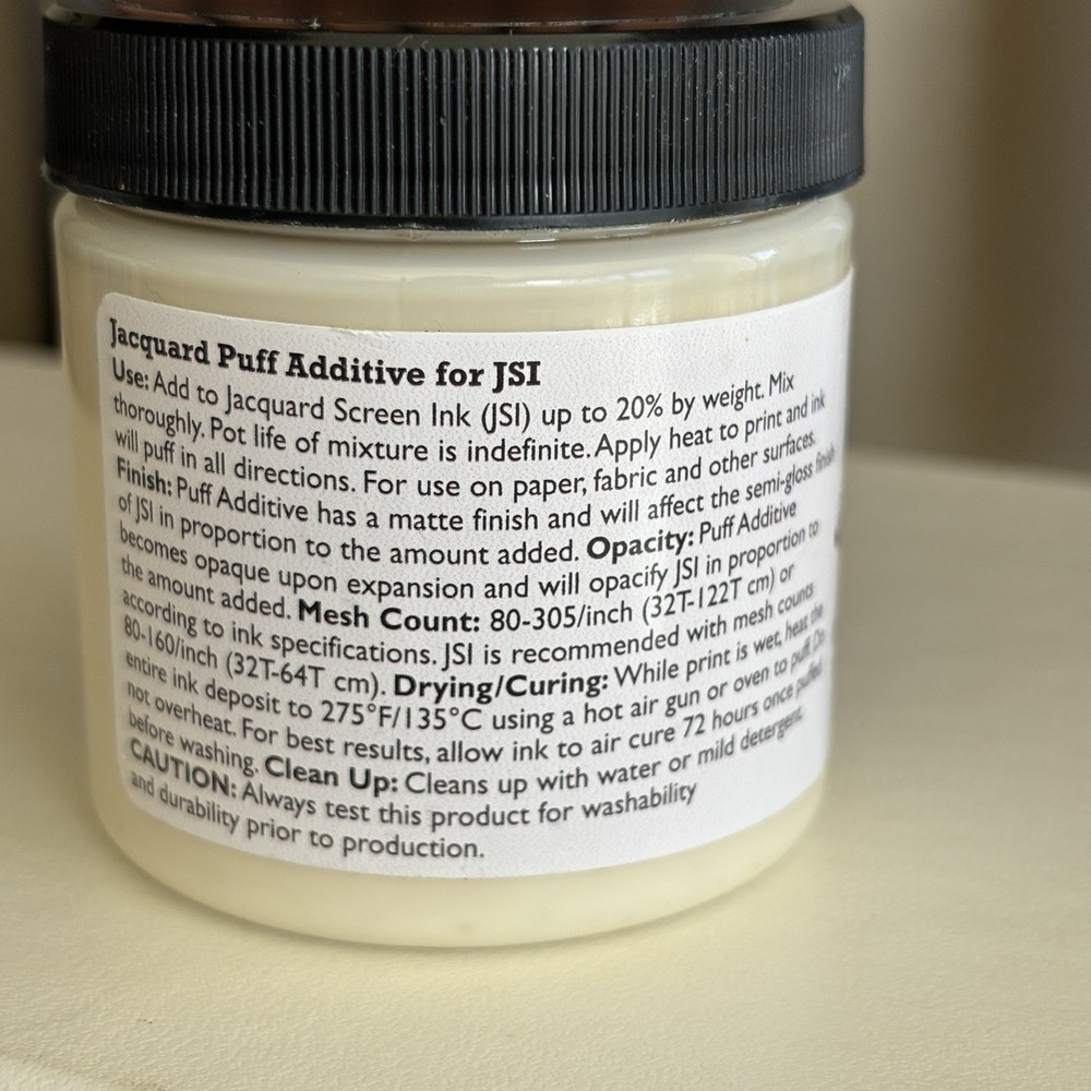 Jacquard Screen Printing Puff Additive-4oz