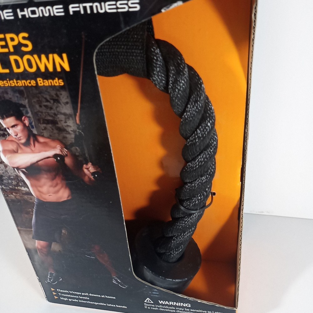 P90X Triceps Pull Down Resistance Bands Beachbody