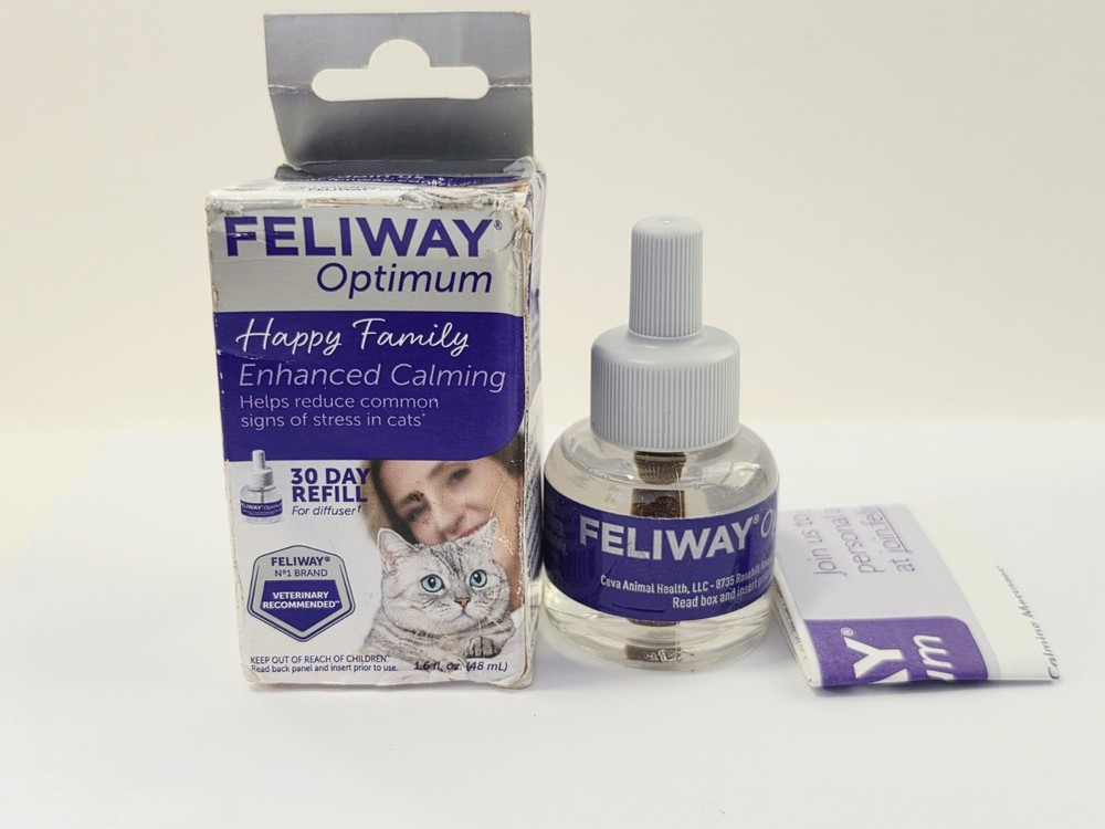 Feliway D92120K Enhanced Calming Pheromone Diffuser Refil - 48ml | 3129
