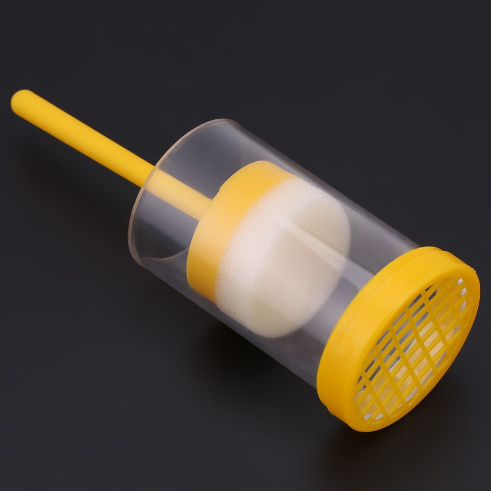 1pc Queen Bee Marker Marking Cage Bottle & Soft Plunger Beekeeping Tackle Tool