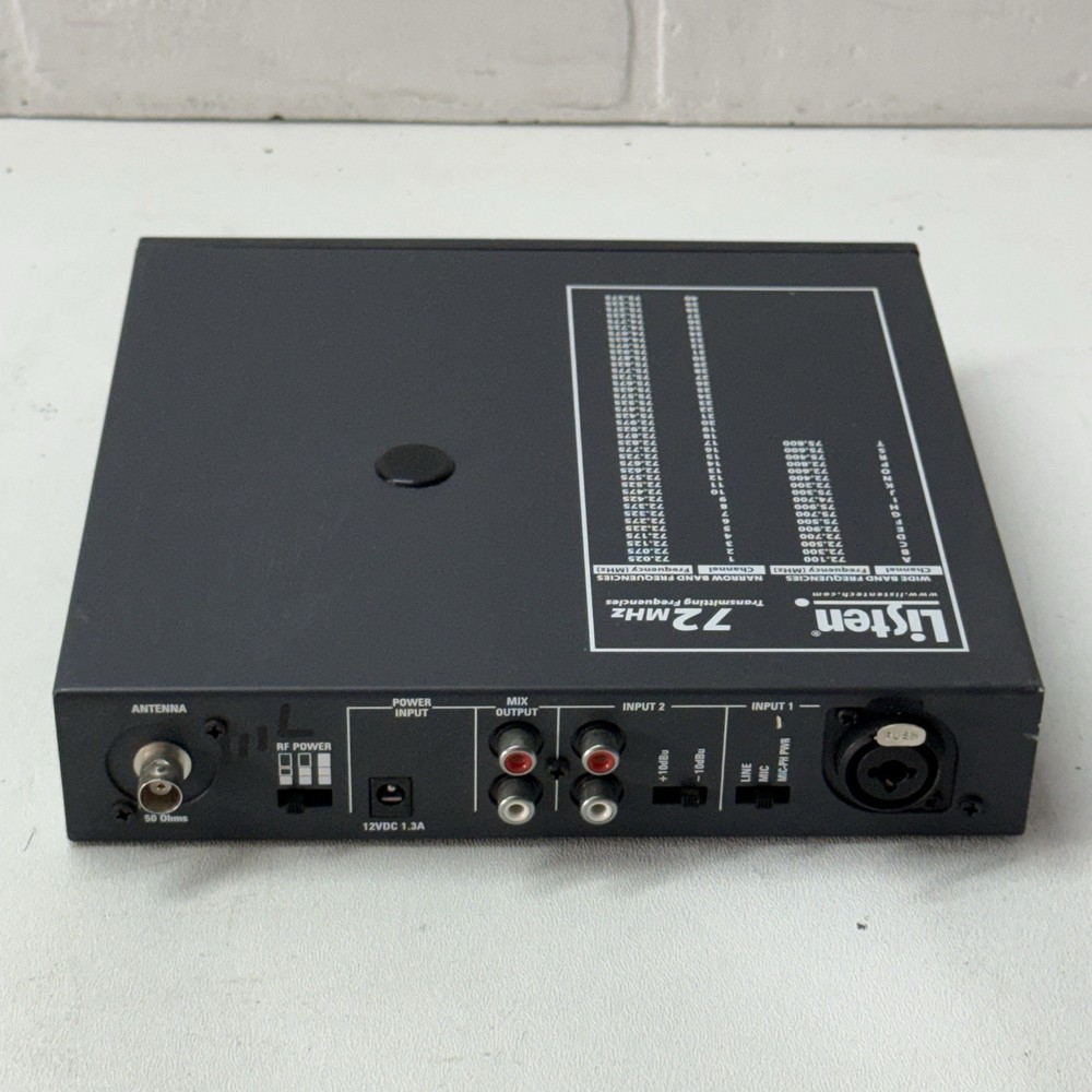 Listen Technologies LT-800-072 Stationary FM Transmitter 72 MHz NO AC ADAPTER